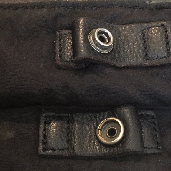 Genuine Leather and Genuine Suede Patchwork Lucky Brand Leather Suede Bucket Bag - Picture 12 of 13